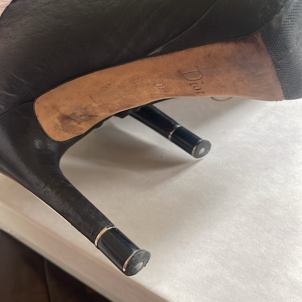 Dior Patent Leather Stiletto Bootie - Picture 5 of 5